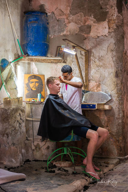 Haircut and A Ché print