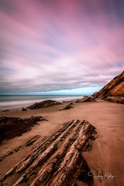 Sunset At Gaviota Beach print