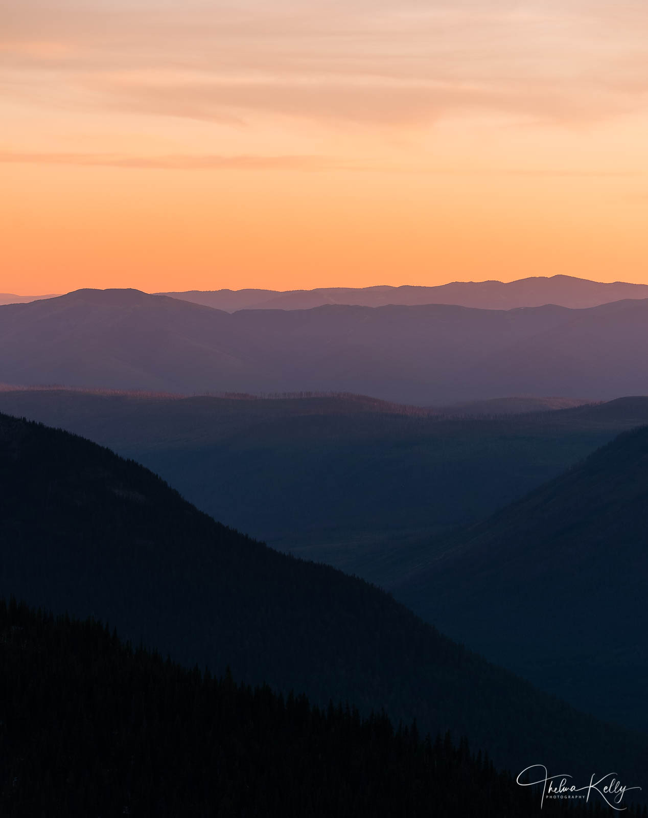 The Beyond I stood there at sunset overlooking the mountains and taking photos every few seconds, as I watched the sky turn into pastel...