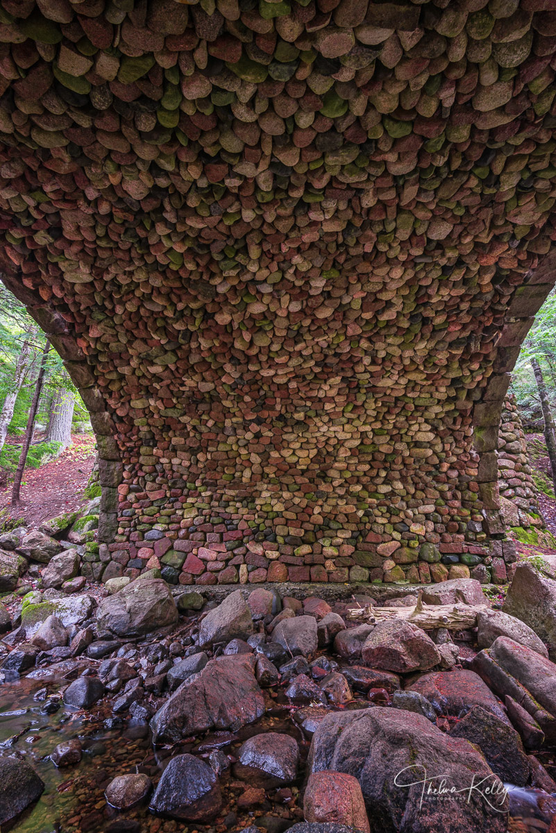 One of the many stone bridges in the heart of Acadia National Park