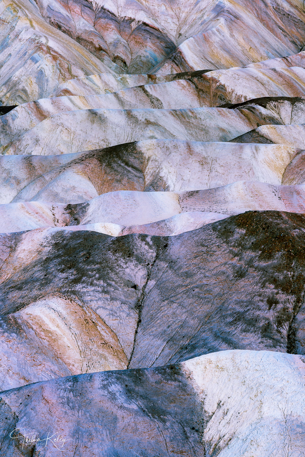 Zabriskie Abstract I Death Valley National Park is so much more than sand. Here at Zabriskie Point, the colors, textures, lines and curves lends itself...