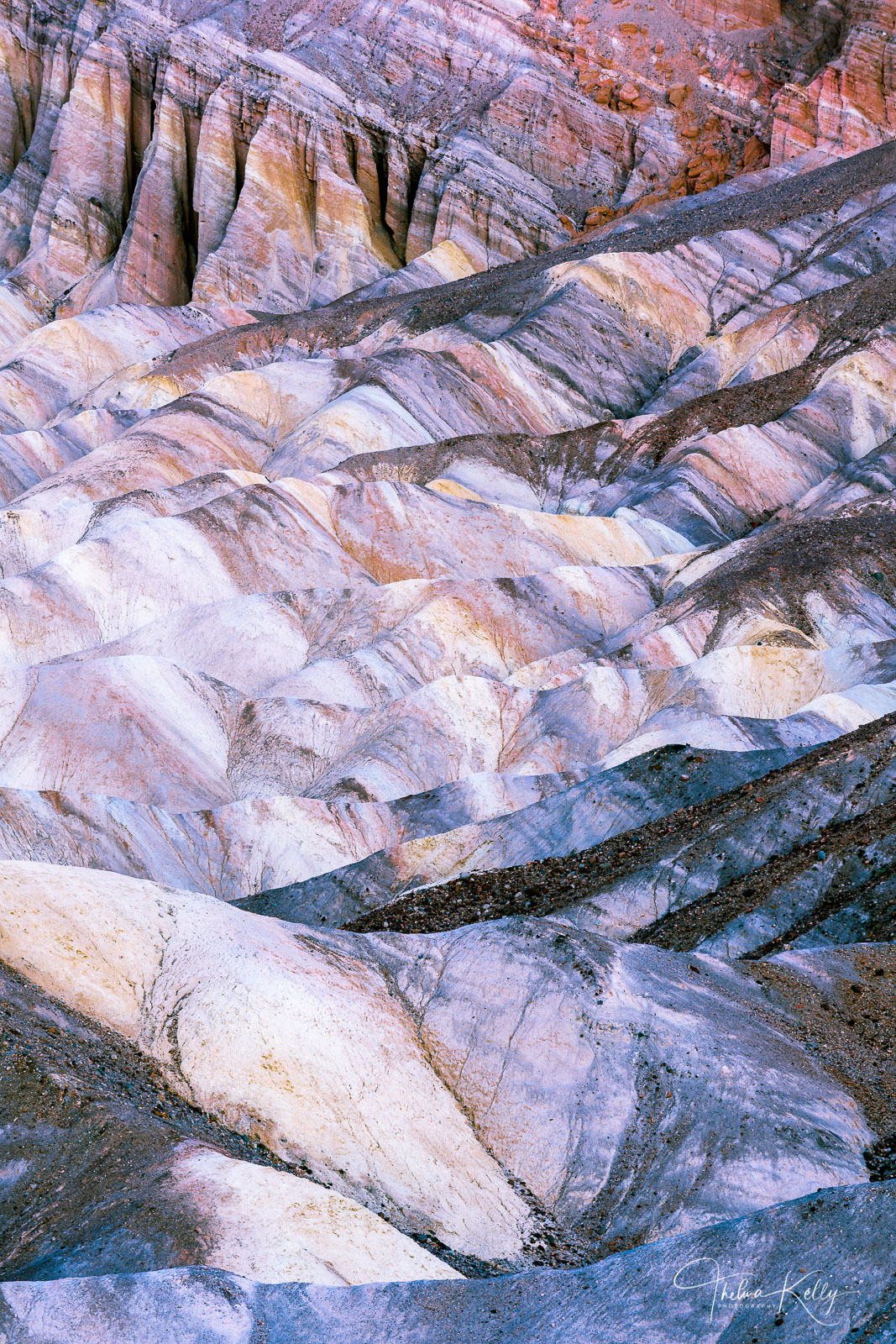 Zabriskie Abstract II Death Valley National Park is so much more than sand. Here at Zabriskie Point, the colors, textures, lines and curves lends itself...