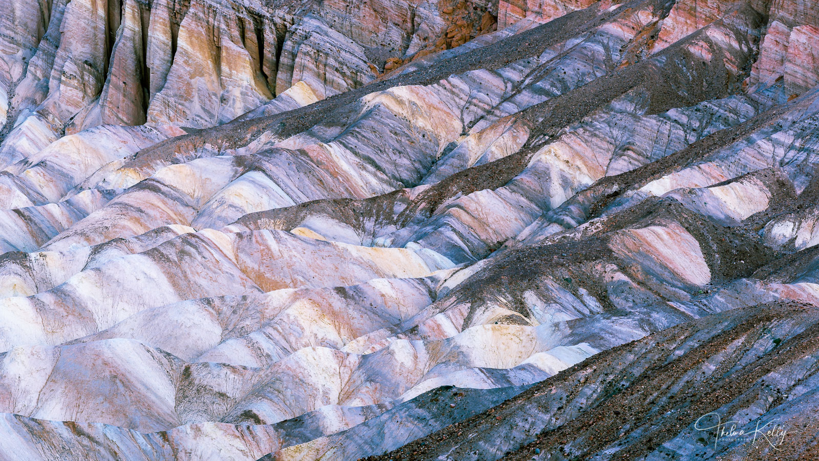 Zabriskie Abstract III Death Valley National Park is so much more than sand. Here at Zabriskie Point, the colors, textures, lines and curves lends itself...